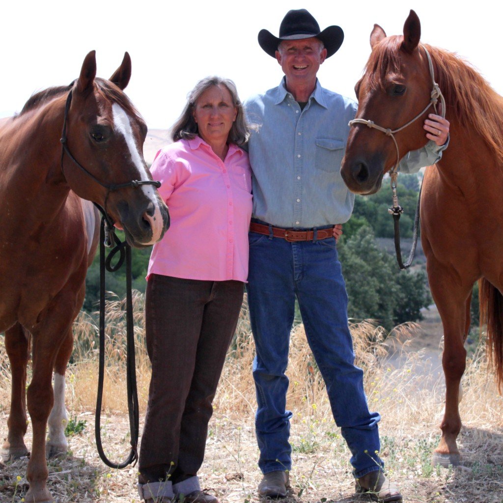 John and Ranae Harrer with Jessie and Dusty